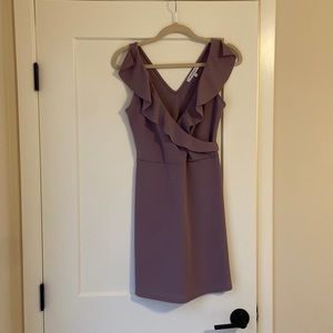 Mini purple dress